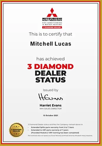 Mitsubishi Heavy Industries 3 Diamond Dealer